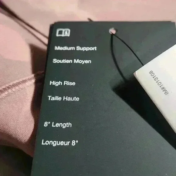 NIKE DRI-FIT Mauve camo infinasmooth medium supporting high rise 8 "length - Picture 9 of 16